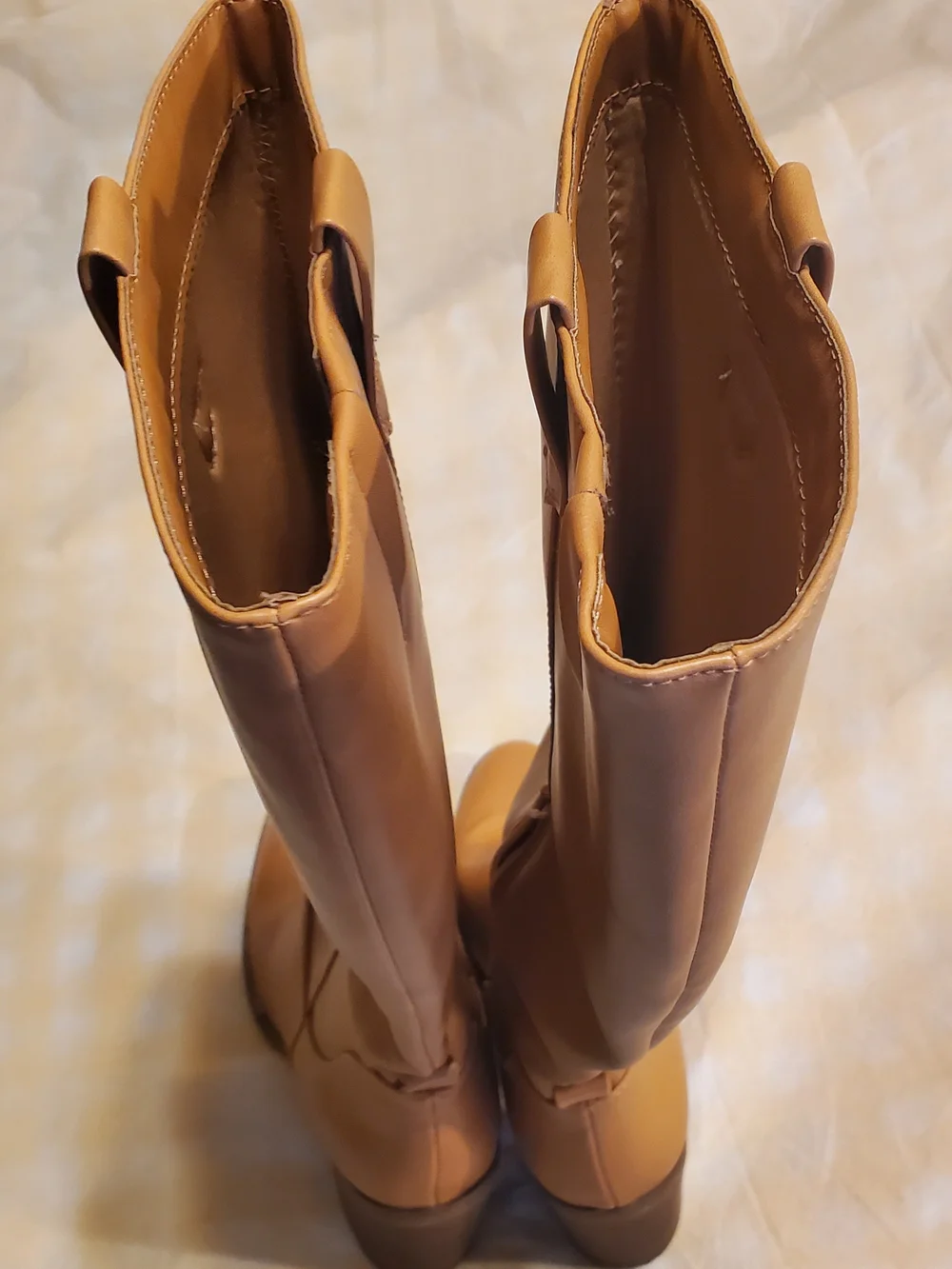 Universal Thread Tan Mid-Calf Block Heel Boots - Picture 5 of 8